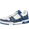 Louis Vuitton LV Trainer Monogram Denim White Blue EUR36-45