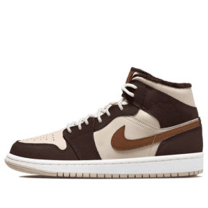 Wmns Air Jordan 1 Mid SE 'Cream Dark Chocolate' DO6699-200